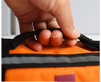 HKM-244051 Pet Life Jacket for Dogs - Durable Oxford Cloth and Nylon Fabric, Strong Buoyancy, Bright Orange Color