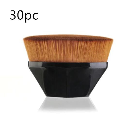 HKM-720915 Soft Synthetic Fiber Foundation and Blush Brush for Loose Powder Makeup