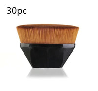 HKM-720915 Soft Synthetic Fiber Foundation and Blush Brush for Loose Powder Makeup