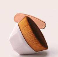HKM-720915 Soft Synthetic Fiber Foundation and Blush Brush for Loose Powder Makeup