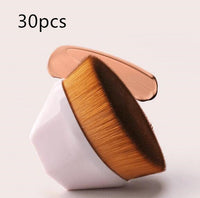 HKM-720915 Soft Synthetic Fiber Foundation and Blush Brush for Loose Powder Makeup