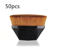 HKM-720915 Soft Synthetic Fiber Foundation and Blush Brush for Loose Powder Makeup