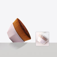 HKM-720915 Soft Synthetic Fiber Foundation and Blush Brush for Loose Powder Makeup