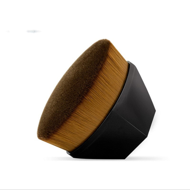 HKM-720915 Soft Synthetic Fiber Foundation and Blush Brush for Loose Powder Makeup