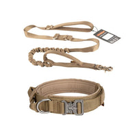 HKM-233491 Durable Medium Dog Rope Traction Leash with Padded Collar Options