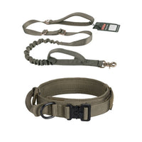 HKM-233491 Durable Medium Dog Rope Traction Leash with Padded Collar Options