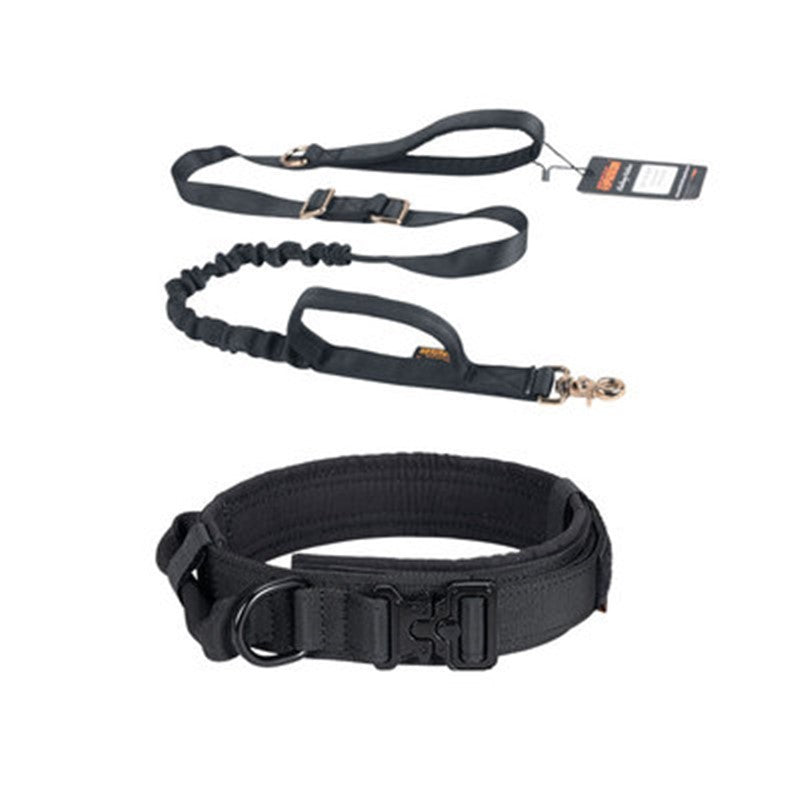 HKM-233491 Durable Medium Dog Rope Traction Leash with Padded Collar Options