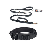 HKM-233491 Durable Medium Dog Rope Traction Leash with Padded Collar Options