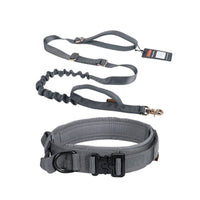 HKM-233491 Durable Medium Dog Rope Traction Leash with Padded Collar Options