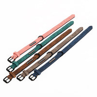 HKM-855763 Eco-Friendly PVC Puppy Dog Collar with Adjustable Leash for Small to Medium Dogs
