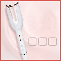 HKM-008275 Automatic Hair Curler with 21mm-30mm Ceramic Barrel, 4 Temperature Settings, Spiral Design for Quick Styling