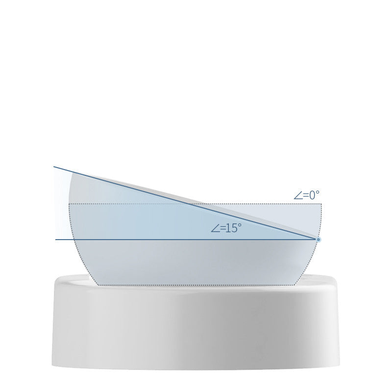 HKM-093651 Multifunctional Dual-Purpose Cat Bowl in Deep Ocean Blue and Orange Pink