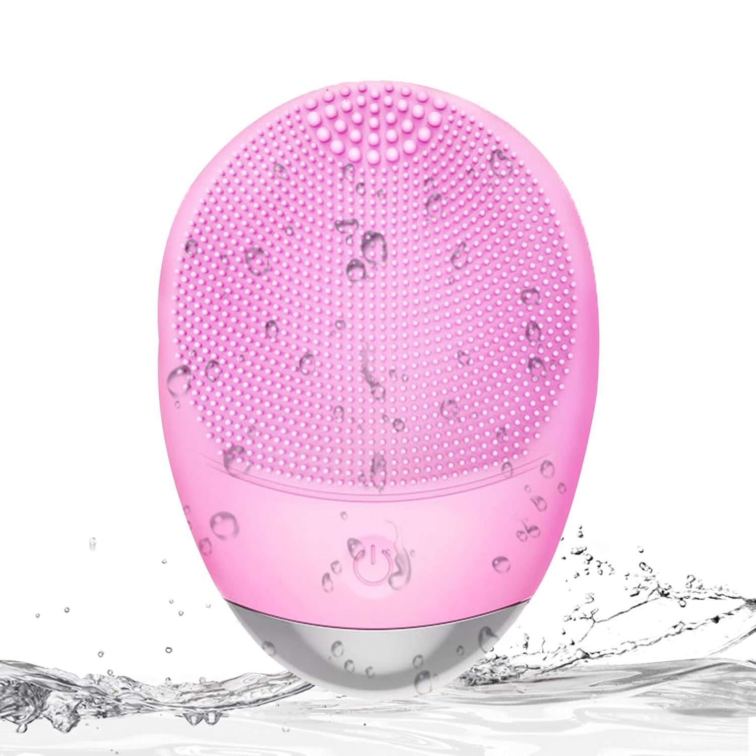 HKM-105427 High-Frequency Vibration Silicone Facial Cleansing Brush - USB Rechargeable, Waterproof, Unisex Skin Care Tool