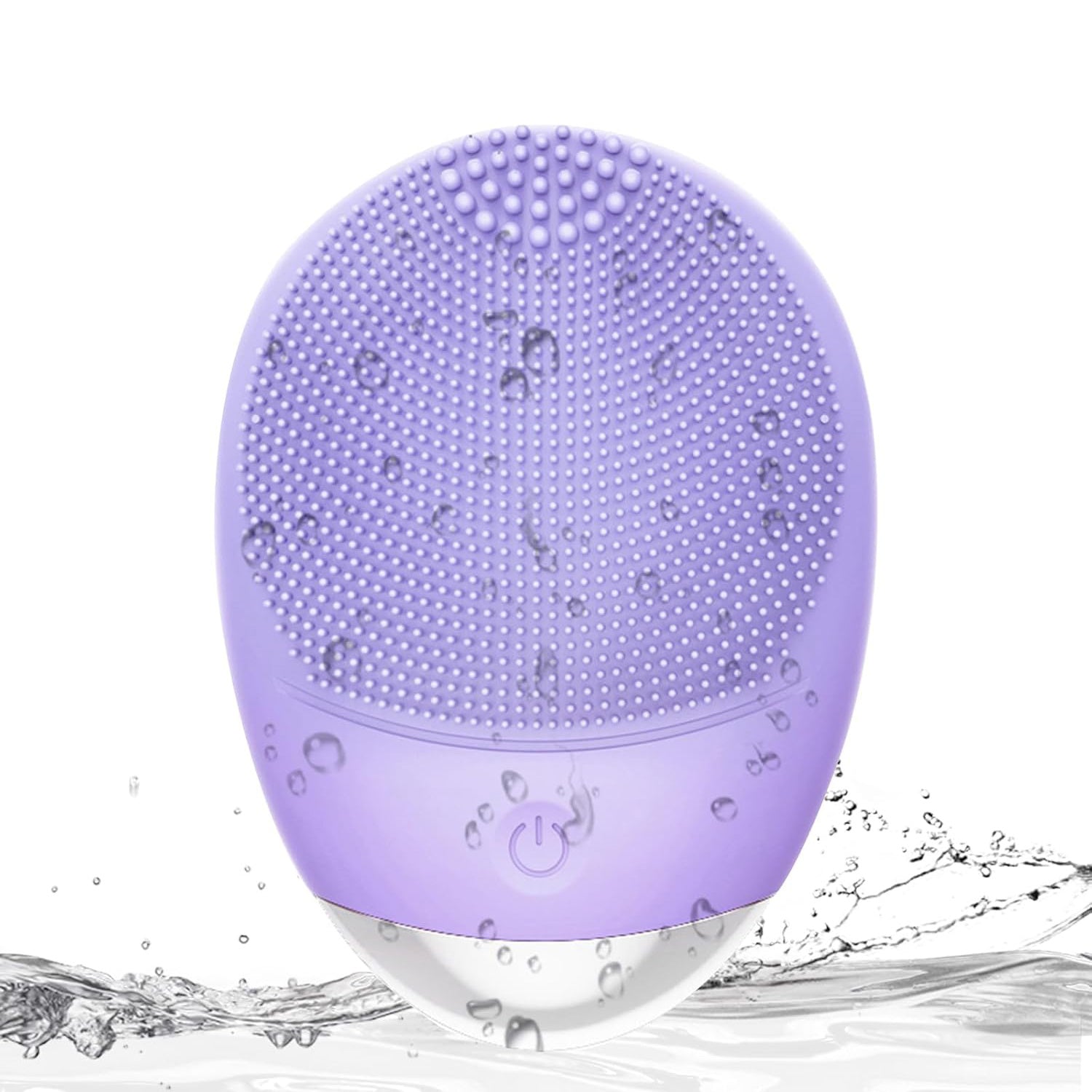 HKM-105427 High-Frequency Vibration Silicone Facial Cleansing Brush - USB Rechargeable, Waterproof, Unisex Skin Care Tool