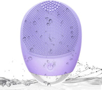 HKM-105427 High-Frequency Vibration Silicone Facial Cleansing Brush - USB Rechargeable, Waterproof, Unisex Skin Care Tool