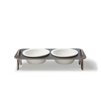 HKM-387411 Ceramic Cat Food and Water Bowl - Suitable for Elderly Cats, Not Microwave Safe