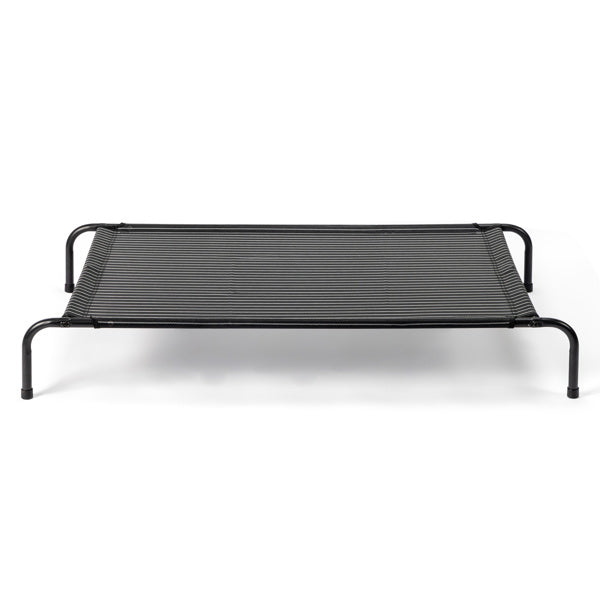 HKM-597523 Elevated Dog Bed with Breathable Textilene Mesh - Durable Steel Frame for Comfort and Support
