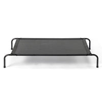 HKM-597523 Elevated Dog Bed with Breathable Textilene Mesh - Durable Steel Frame for Comfort and Support
