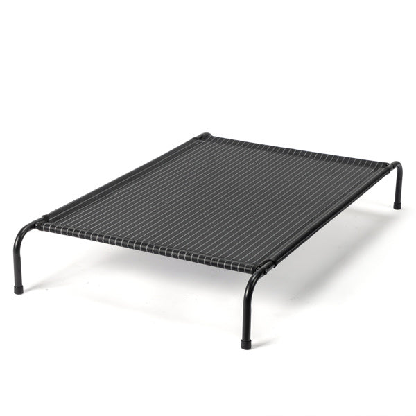 HKM-597523 Elevated Dog Bed with Breathable Textilene Mesh - Durable Steel Frame for Comfort and Support