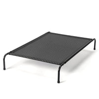 HKM-597523 Elevated Dog Bed with Breathable Textilene Mesh - Durable Steel Frame for Comfort and Support