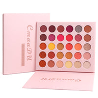 HKM-571731 Matte Metal Waterproof Eyeshadow Palette with 30 Colors for Full Coverage Enhancement