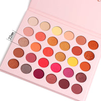 HKM-571731 Matte Metal Waterproof Eyeshadow Palette with 30 Colors for Full Coverage Enhancement