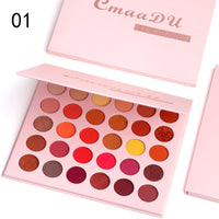 HKM-571731 Matte Metal Waterproof Eyeshadow Palette with 30 Colors for Full Coverage Enhancement