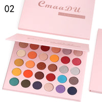 HKM-571731 Matte Metal Waterproof Eyeshadow Palette with 30 Colors for Full Coverage Enhancement