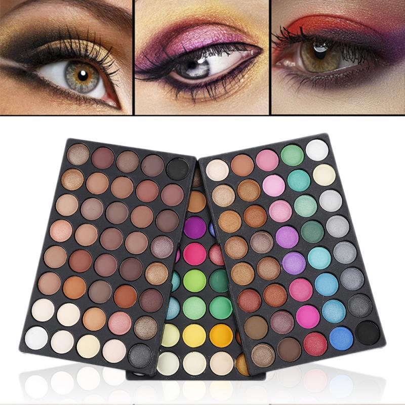HKM-210131 120 Color Eyeshadow Palette and 40 Colors Earthy Eyeshadow Palette Set, Versatile Eye Makeup Options