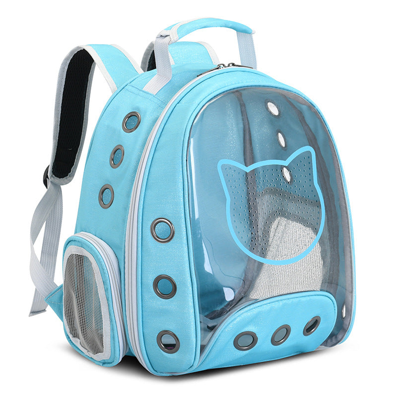 HKM-922579 Transparent Cat Carrier Bag for Easy Travel and Outdoor Use