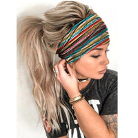 HKM-387987 Magic Turban Hair Accessory for Sports and Outdoor Activities - Versatile Polyester Headwear