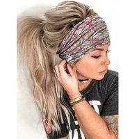 HKM-387987 Magic Turban Hair Accessory for Sports and Outdoor Activities - Versatile Polyester Headwear