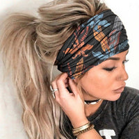 HKM-387987 Magic Turban Hair Accessory for Sports and Outdoor Activities - Versatile Polyester Headwear