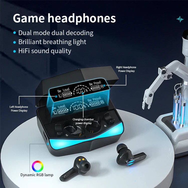 KTX-501523 Wireless TWS Earbuds with Microphone and Low Latency Gaming Features - Bluetooth 5.1
