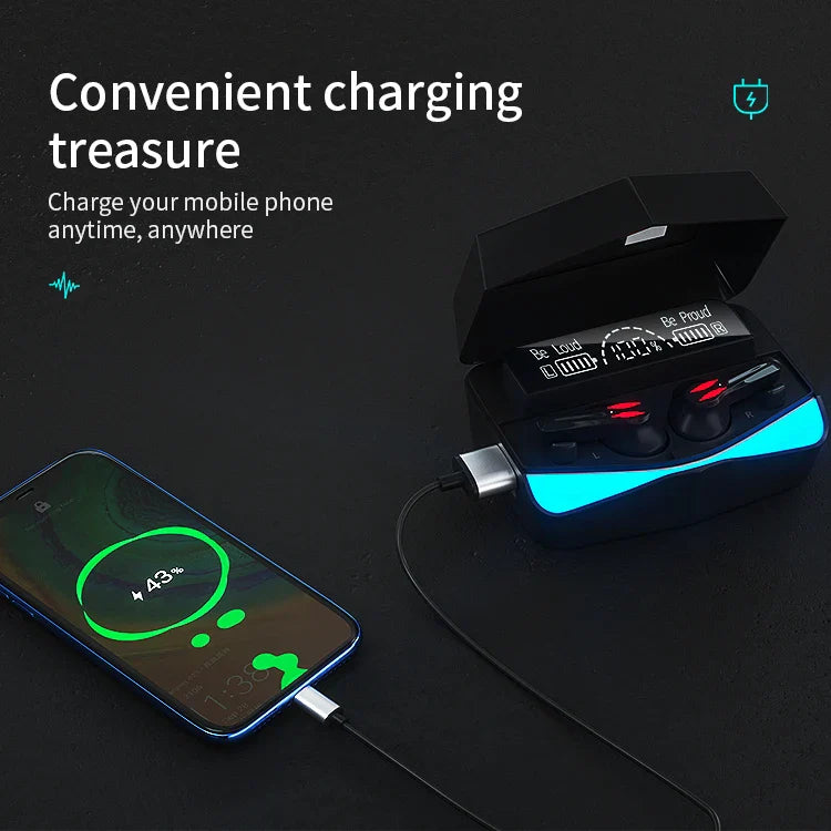 KTX-501523 Wireless TWS Earbuds with Microphone and Low Latency Gaming Features - Bluetooth 5.1