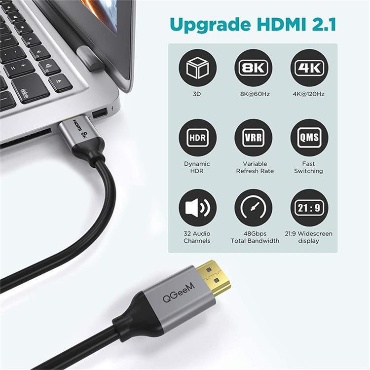 KTX-721683 HDMI Cable for TV and Blu-ray Projector - Gold-Plated Connection, Available in 1M & 1.8M Lengths