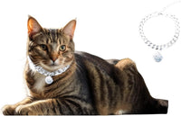 HKM-206995 Adjustable Metal Cat and Dog Necklace with Bell - Lightweight Aluminum Collar for Pets