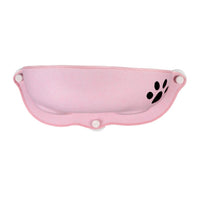 HKM-728915 Semi-Circular Felt Cat Nest for Window Sill with Cozy Cat Pad