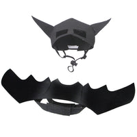 HKM-648467 Halloween Pet Costume: Bat Mask with Wings and Corset, Sizes S, M, L