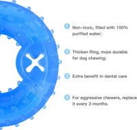 HKM-240723 Cooling Dog Teething Toy - Freezable Relaxation and Dental Care Chew for Puppies