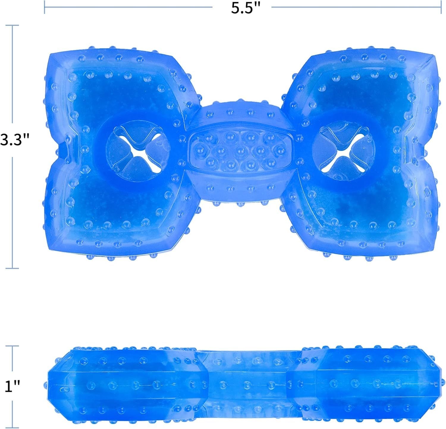 HKM-240723 Cooling Dog Teething Toy - Freezable Relaxation and Dental Care Chew for Puppies
