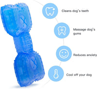 HKM-240723 Cooling Dog Teething Toy - Freezable Relaxation and Dental Care Chew for Puppies