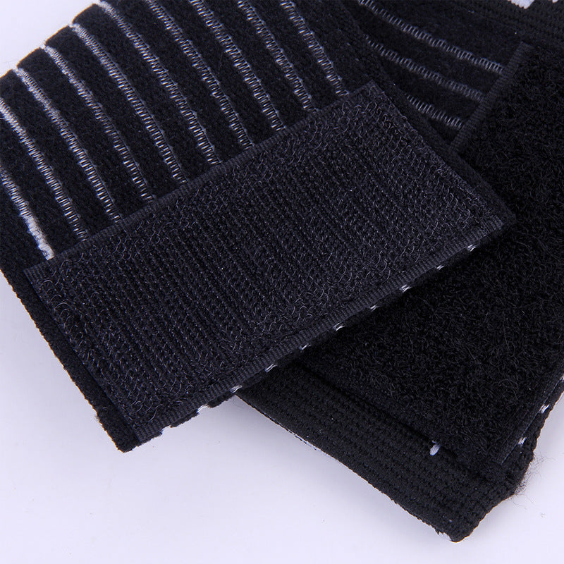 HKM-607635 Black Knitted Compression Palm for Sports and Activities, Made of 70% Nylon and 30% Spandex, One Size Fits Most