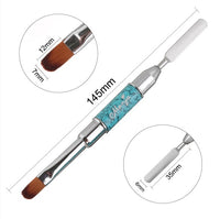 HKM-115539 Multi-Functional Double-Headed Nail Pen for Extension, Embossing, and Glue Application