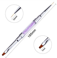 HKM-115539 Multi-Functional Double-Headed Nail Pen for Extension, Embossing, and Glue Application