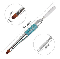 HKM-115539 Multi-Functional Double-Headed Nail Pen for Extension, Embossing, and Glue Application