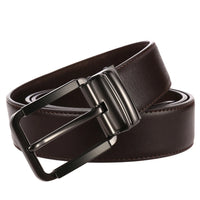 HKM-474067 Genuine Leather Casual Pin Buckle Belt for Men - Model LY35-3946-3