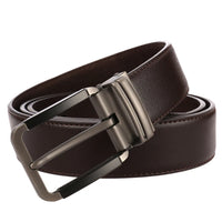 HKM-474067 Genuine Leather Casual Pin Buckle Belt for Men - Model LY35-3946-3