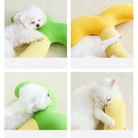 HKM-124627 Cozy Small Pet Pillow for Cats and Dogs - Neck Support Sleeping Mat with Cervical Protection