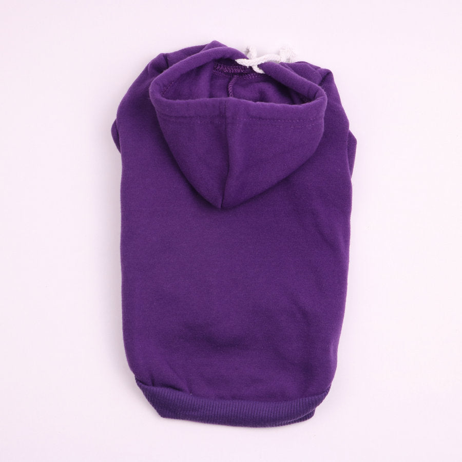 HKM-614547 Multicolor Warm Pet Hooded Sweater - Padded Casual Dog Coat for Cold Weather